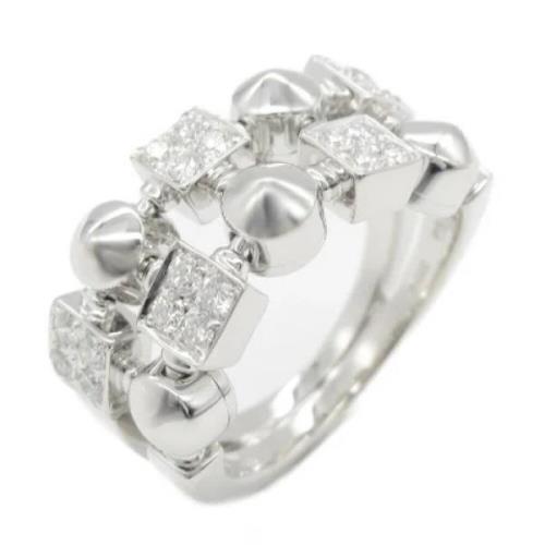 Pre-owned White Gold rings Bvlgari Vintage , Gray , Dames