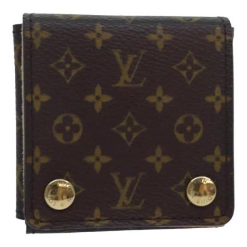 Pre-owned Canvas pouches Louis Vuitton Vintage , Brown , Dames