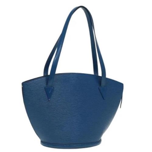 Pre-owned Leather louis-vuitton-bags Louis Vuitton Vintage , Blue , Da...