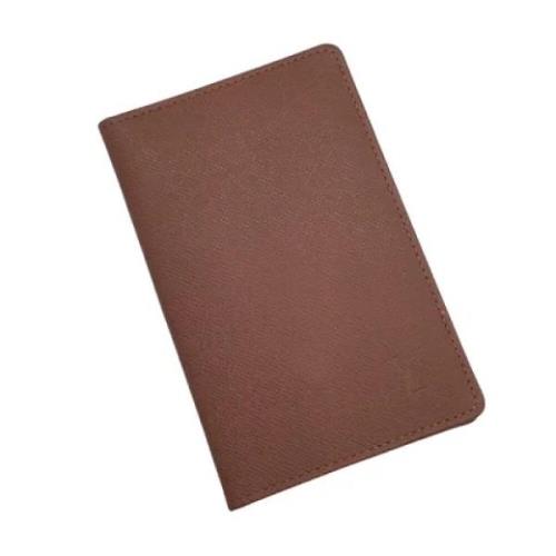 Pre-owned Leather wallets Louis Vuitton Vintage , Brown , Dames