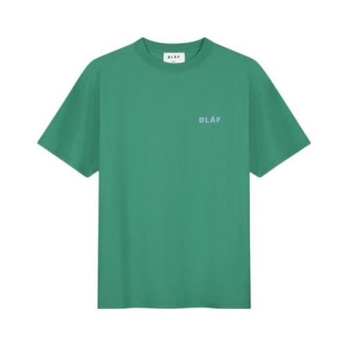 Stijlvolle Tuin Tee Shirt Olaf Hussein , Green , Heren