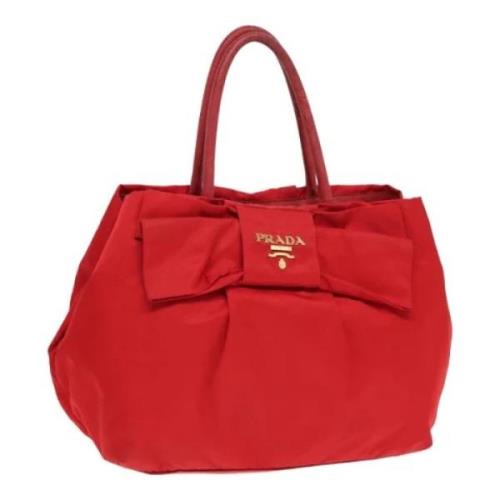 Pre-owned Nylon handbags Prada Vintage , Red , Dames