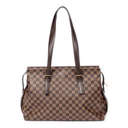 Pre-owned Canvas louis-vuitton-bags Louis Vuitton Vintage , Brown , Da...