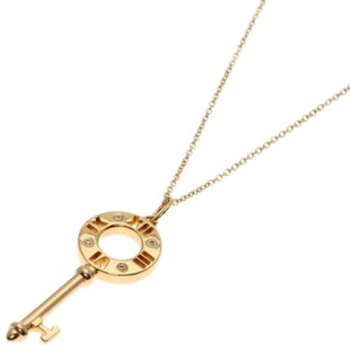 Pre-owned Rose Gold necklaces Tiffany & Co. Pre-owned , Yellow , Dames