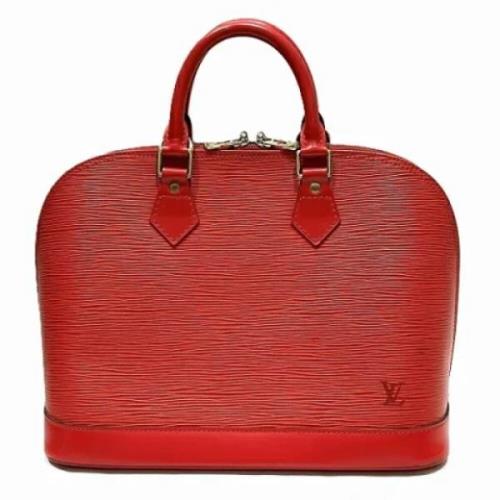 Pre-owned Leather louis-vuitton-bags Louis Vuitton Vintage , Red , Dam...