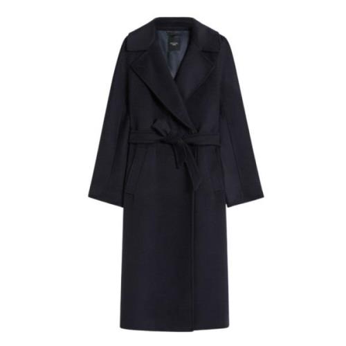 Blauwe Jassen met Resina Detail Max Mara Weekend , Blue , Dames