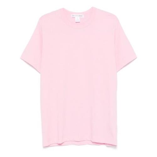 Rose Logo Print Tee Comme des Garçons , Pink , Heren