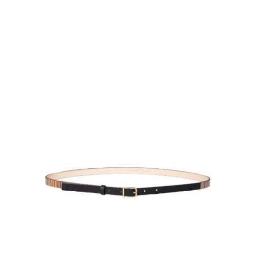 Handtekening Streep Leren Riem Multicolor PS By Paul Smith , Multicolo...