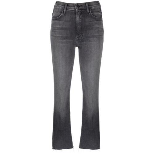 Enkel Fray Jeans Mother , Gray , Dames