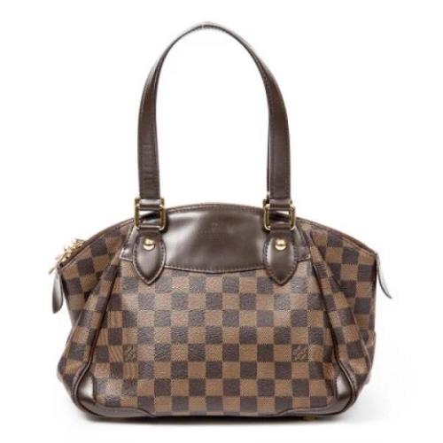 Pre-owned Canvas handbags Louis Vuitton Vintage , Brown , Dames