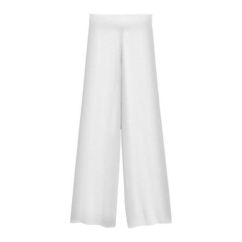 Broek van wolmix met kasjmier MC2 Saint Barth , White , Dames