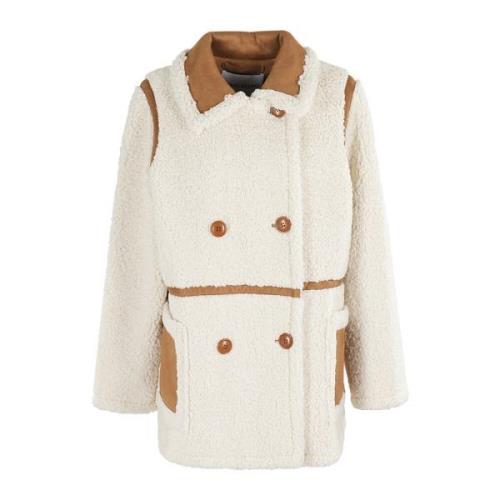 Stijlvolle Chloe Jas voor Vrouwen Stand Studio , Beige , Dames