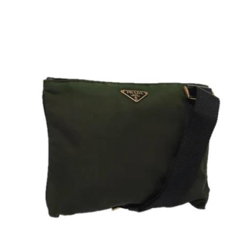 Pre-owned Nylon prada-bags Prada Vintage , Green , Dames