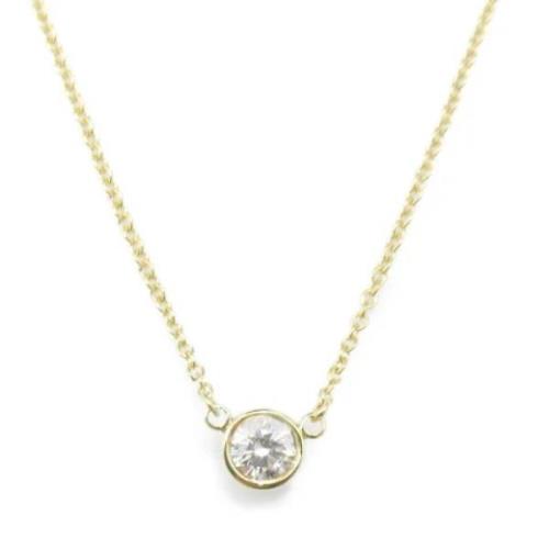 Pre-owned Yellow Gold necklaces Tiffany & Co. Pre-owned , Yellow , Dam...