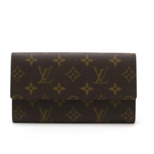 Pre-owned Fabric wallets Louis Vuitton Vintage , Brown , Dames