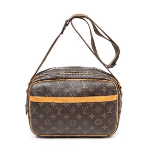 Pre-owned Canvas louis-vuitton-bags Louis Vuitton Vintage , Brown , Da...