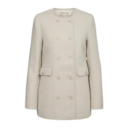 Veelzijdige Amalia Lange Jas Designers Remix , Beige , Dames