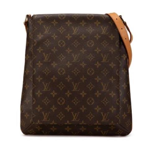 Pre-owned Canvas shoulder-bags Louis Vuitton Vintage , Brown , Dames