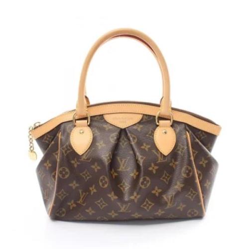 Pre-owned Fabric louis-vuitton-bags Louis Vuitton Vintage , Brown , Da...