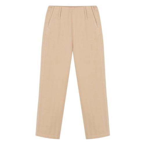 Denim broek met relaxte pasvorm Aeron , Beige , Dames