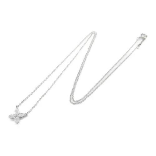 Pre-owned Platinum necklaces Tiffany & Co. Pre-owned , Gray , Dames