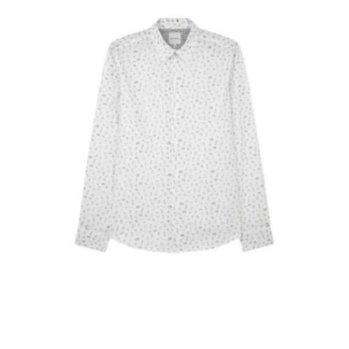 Casual Katoenen Overhemd voor Mannen PS By Paul Smith , White , Heren