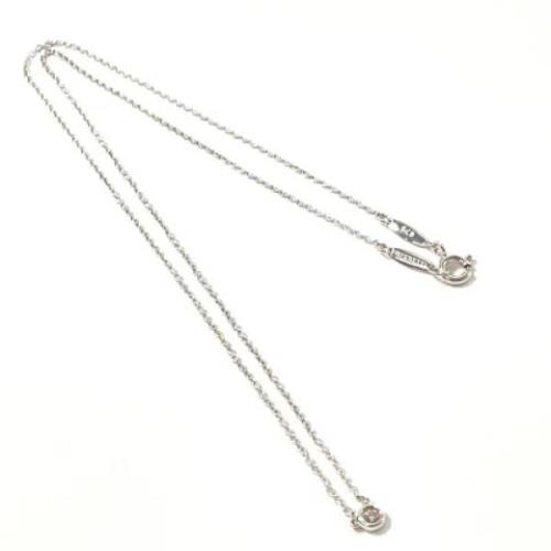 Pre-owned Silver necklaces Tiffany & Co. Pre-owned , Gray , Dames