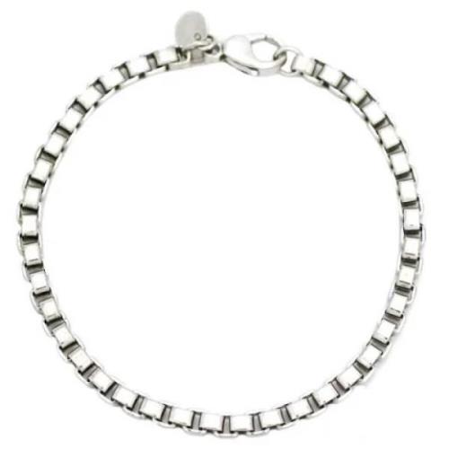 Pre-owned Silver bracelets Tiffany & Co. Pre-owned , Gray , Dames