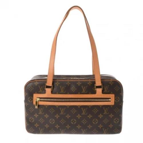 Pre-owned Fabric louis-vuitton-bags Louis Vuitton Vintage , Brown , Da...