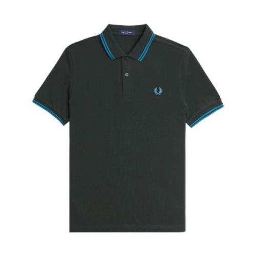 Groene Polo Herfst/Winter Collectie Fred Perry , Green , Heren