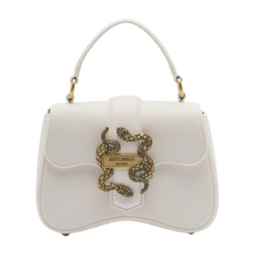 Iconische Slange Dames Tassen Collectie Just Cavalli , White , Dames