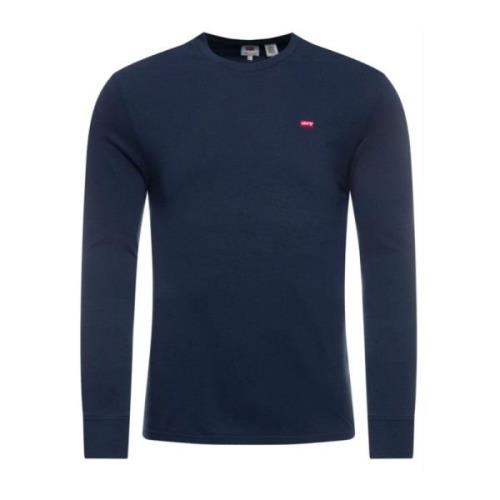 Originele Logo Longsleeve Tee Levi's , Blue , Heren