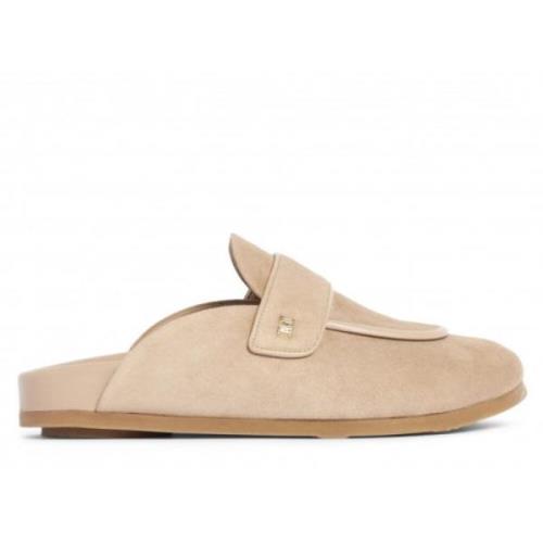 Stijlvolle herenloaferschoenen Max Mara , Beige , Dames