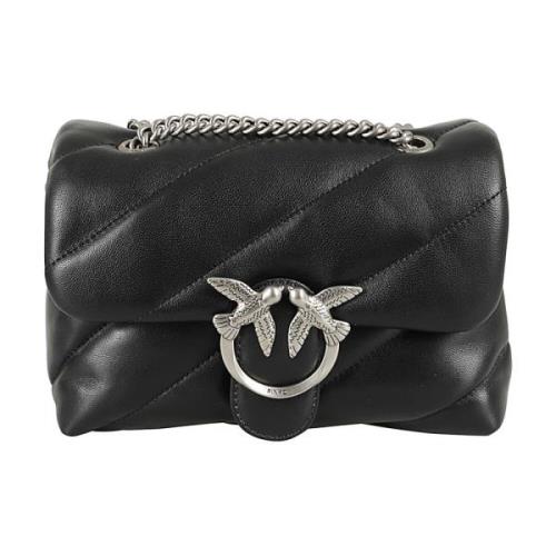 Mini Love Puff Clutch Pinko , Black , Dames