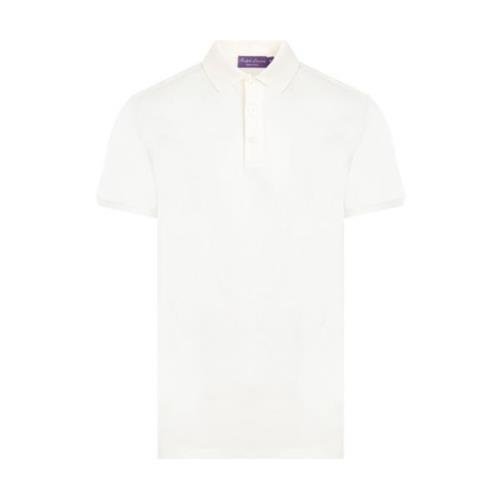 Wit Poloshirt Klassieke Stijl Ralph Lauren , White , Heren