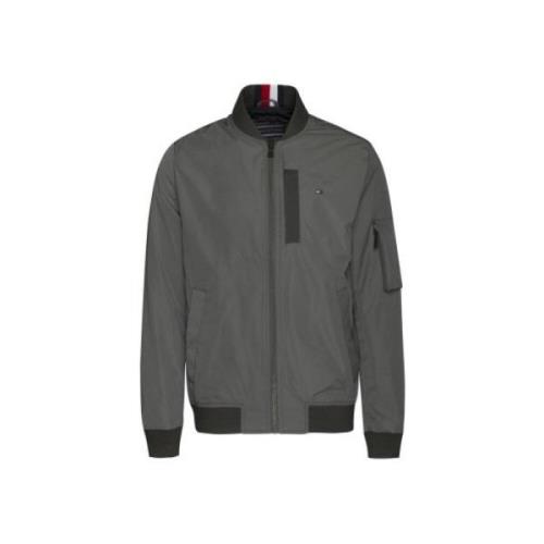 Gestreepte Bomberjack Tommy Hilfiger , Gray , Heren