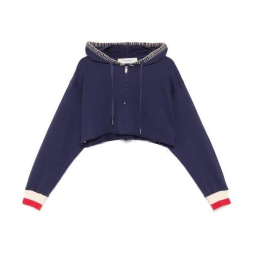 Blauwe Hoodie Golden Goose , Blue , Dames