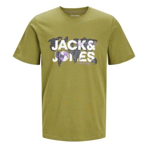 T-shirt Jack & Jones , Green , Heren