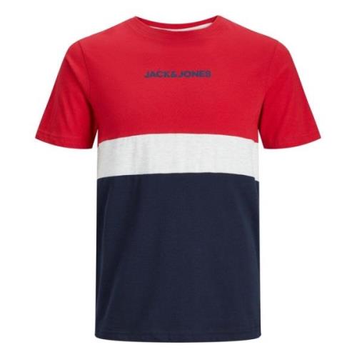 Kleur blok T-shirt Jack & Jones , Multicolor , Heren