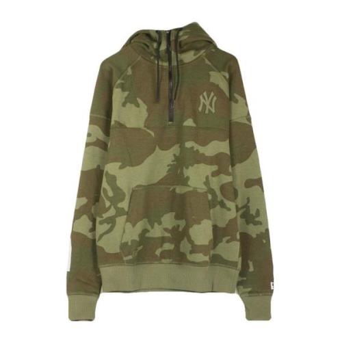 Olijf Hoodie met Ntc Hz Stijl New Era , Green , Heren