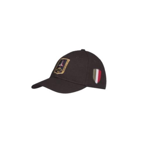 Zwarte Militaire Stijl Jas Aeronautica Militare , Black , Heren