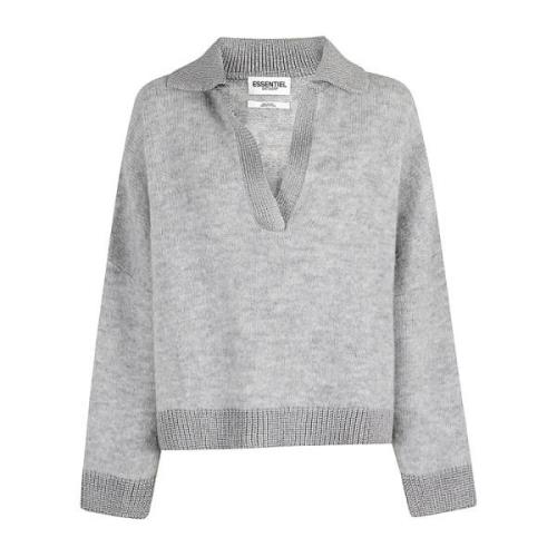 Gebreide Trui Essentiel Antwerp , Gray , Dames