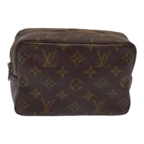 Pre-owned Canvas pouches Louis Vuitton Vintage , Brown , Dames