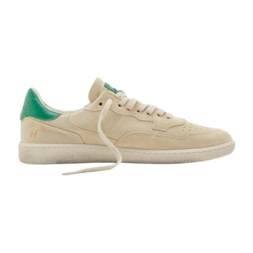 Italiaanse Tennis Retro Schoen Sand Dollar/Groen Hidnander , Beige , H...