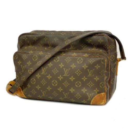 Pre-owned Fabric louis-vuitton-bags Louis Vuitton Vintage , Brown , Da...