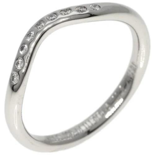 Pre-owned Platinum rings Tiffany & Co. Pre-owned , Gray , Dames