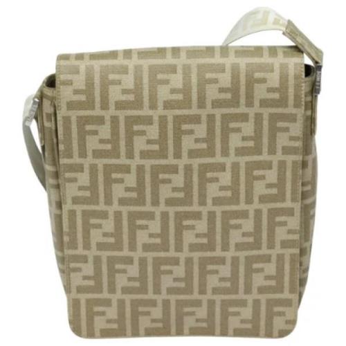 Pre-owned Canvas fendi-bags Fendi Vintage , Beige , Dames