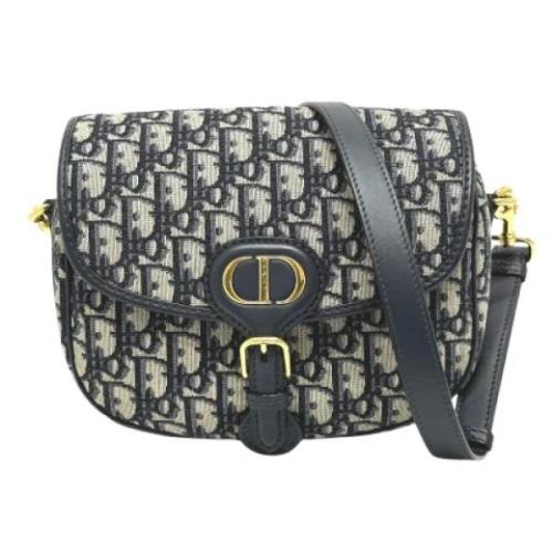 Pre-owned Fabric dior-bags Dior Vintage , Blue , Dames