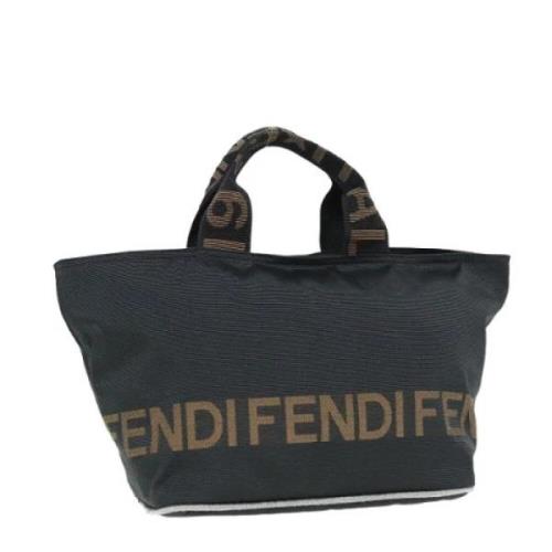 Pre-owned Nylon handbags Fendi Vintage , Black , Dames