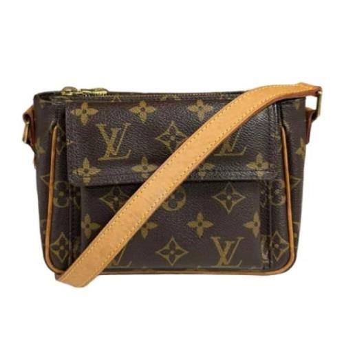 Pre-owned Fabric louis-vuitton-bags Louis Vuitton Vintage , Brown , Da...